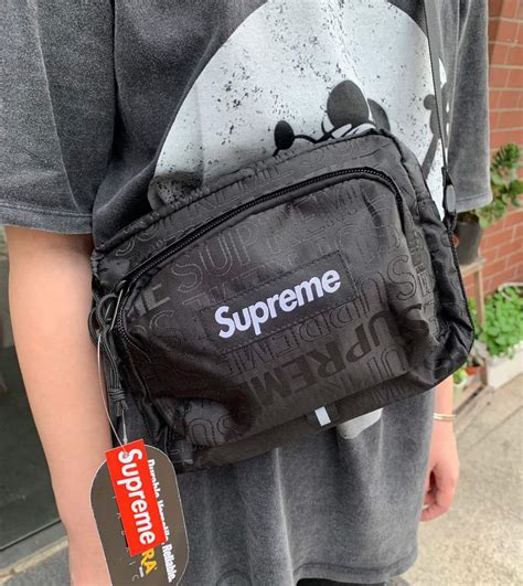 replica shoulder bag supreme|supreme shoulder bag size.